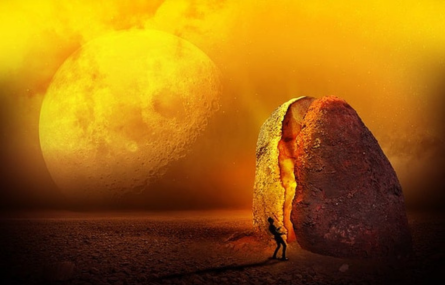 Lune dans le monde SF