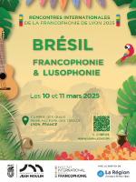 affiche du colloque Brésil et Francophonie