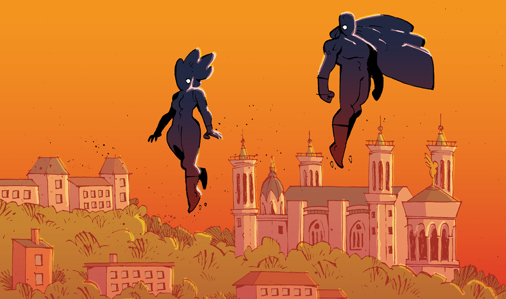 affiche biennale des comics