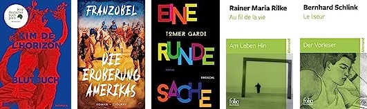 Photos de couvertures de livres en allemand