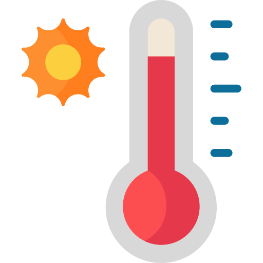 picto chaud thermomètre