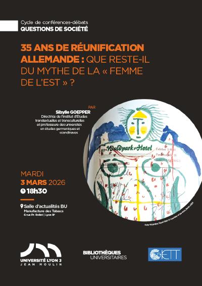 Conférence-débat "Question de société" | 35 ans de réunification allemande : que reste-t-il du mythe de la « femme de l’Est » ?