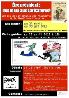 affiche 150 ans de caricatures