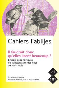 Couv revue Cahiers Fablijes, n°1 2023