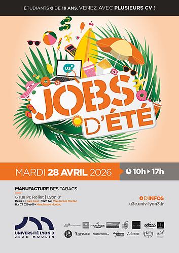 Affiche Jobs d'été 28 avril 2026