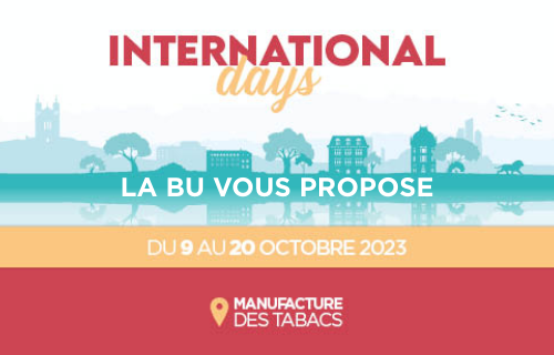 illustration International days 2023 la BU vous propose