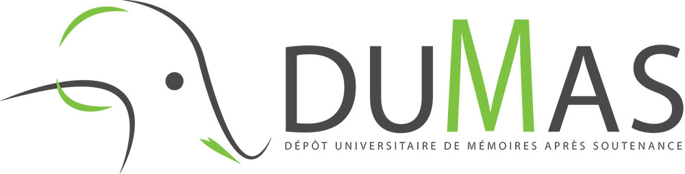 Dumas, dépôt universitaire de mémoires après  soutenance 