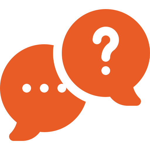 deux bulles un point d'interrogation