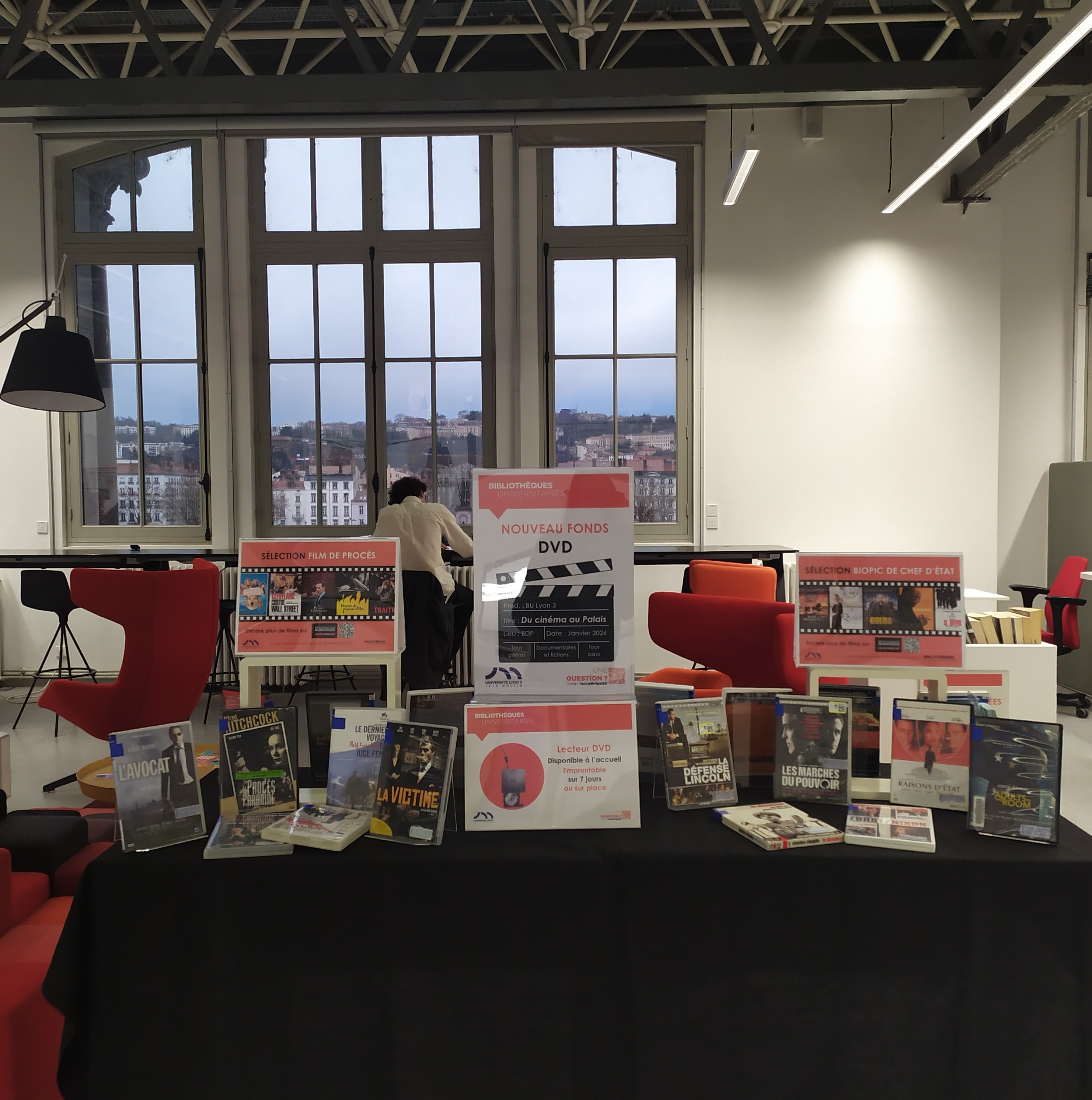 photo de la sélection de DVD autour du procès