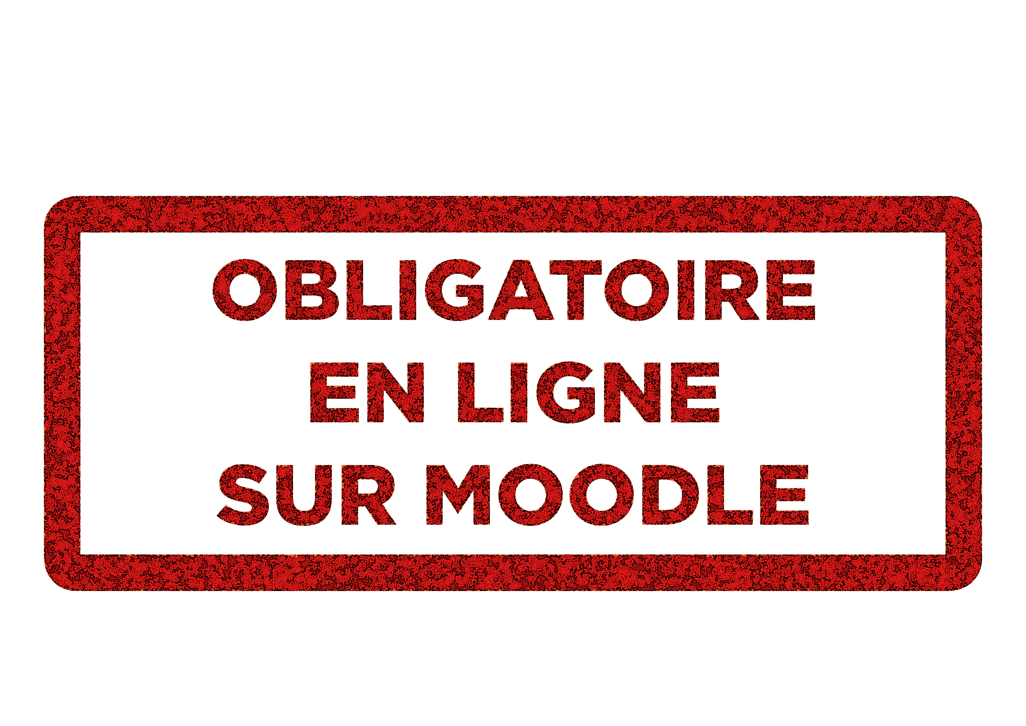 tampon obligatoire sur moodle