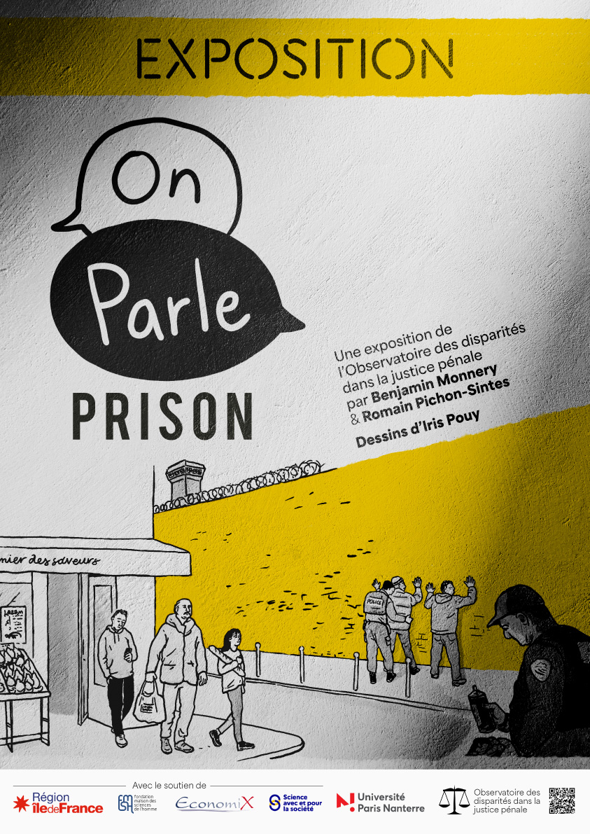 visuel de l'exposition itinérante On parle prison