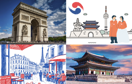 Collage France - Coree