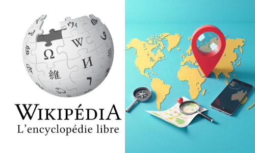 wikipedia et carte